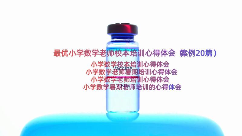 最优小学数学老师校本培训心得体会（案例20篇）