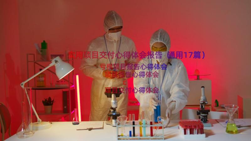 实用项目交付心得体会报告（通用17篇）