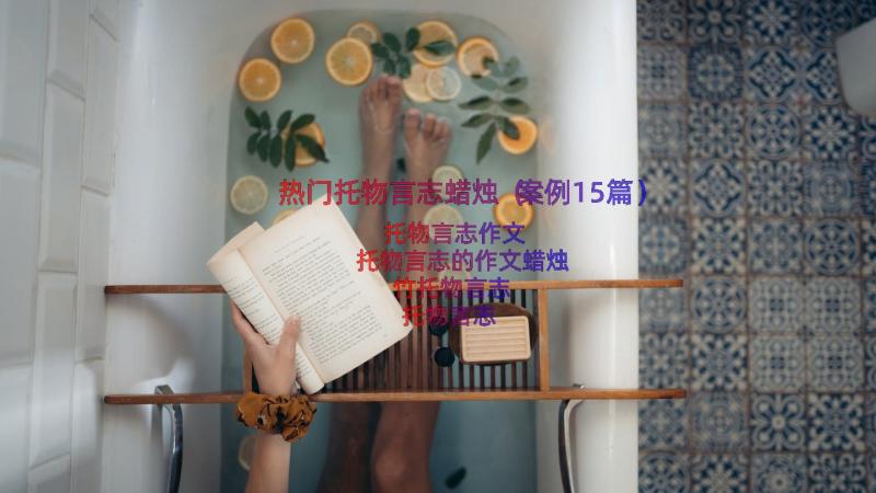 热门托物言志蜡烛（案例15篇）