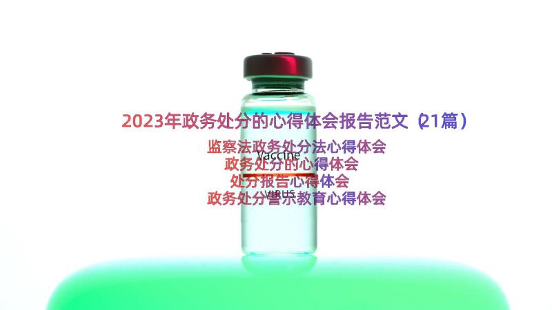 2023年政务处分的心得体会报告范文（21篇）