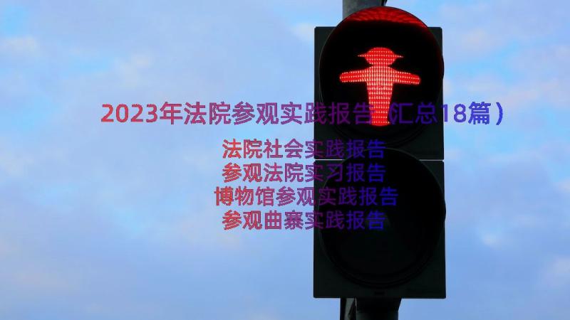 2023年法院参观实践报告（汇总18篇）