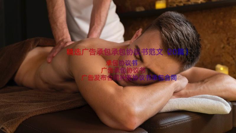 精选广告承包承包协议书范文（20篇）