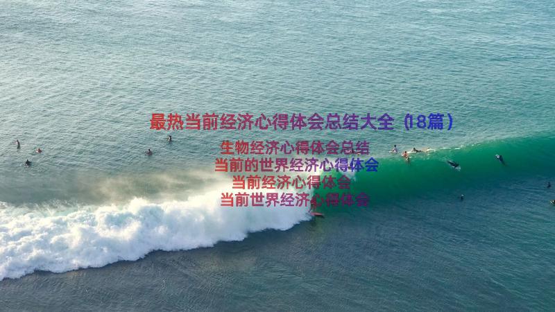 最热当前经济心得体会总结大全（18篇）