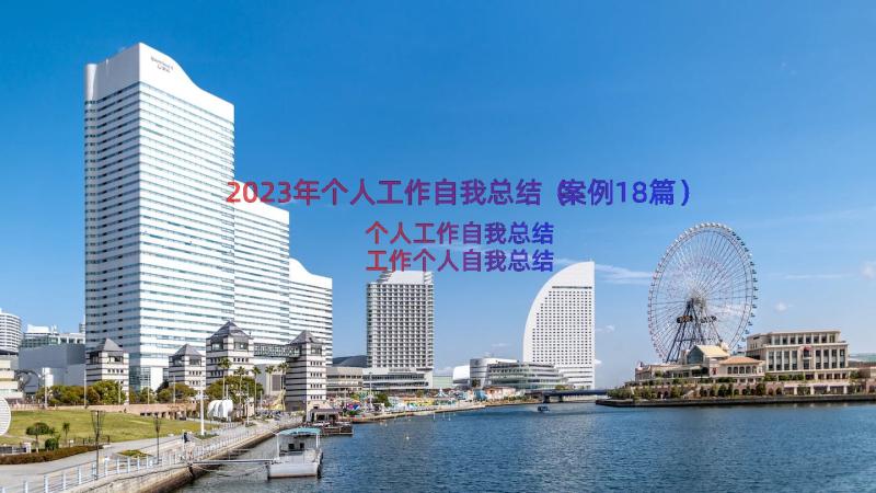 2023年个人工作自我总结（案例18篇）