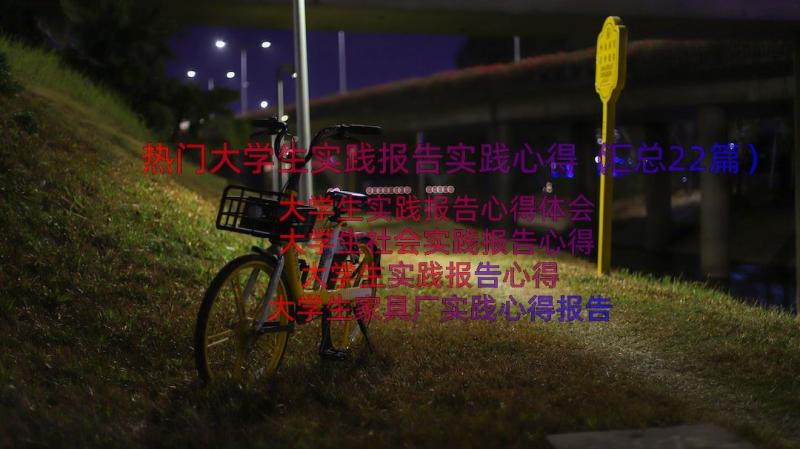 热门大学生实践报告实践心得（汇总22篇）