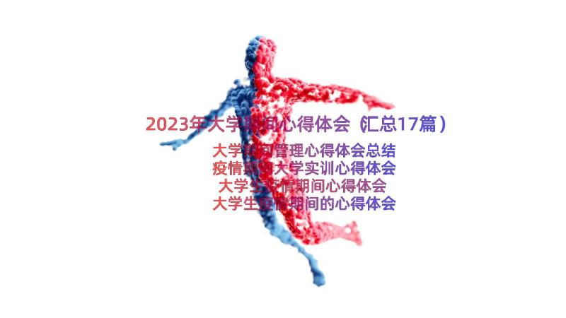 2023年大学期间心得体会（汇总17篇）