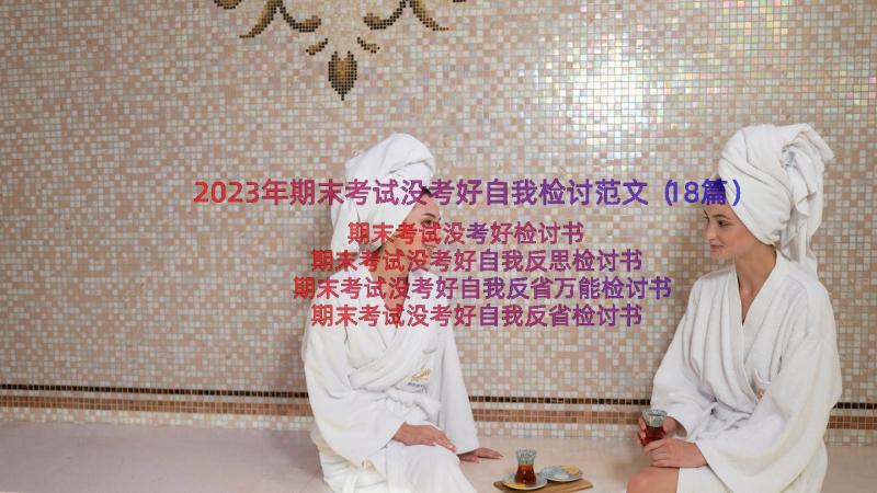 2023年期末考试没考好自我检讨范文（18篇）