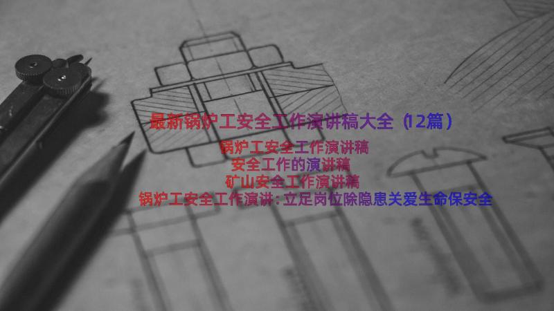 最新锅炉工安全工作演讲稿大全（12篇）