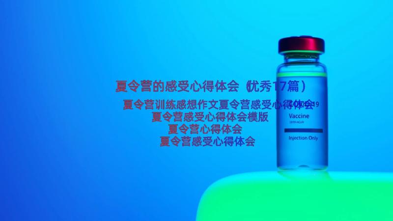 夏令营的感受心得体会（优秀17篇）