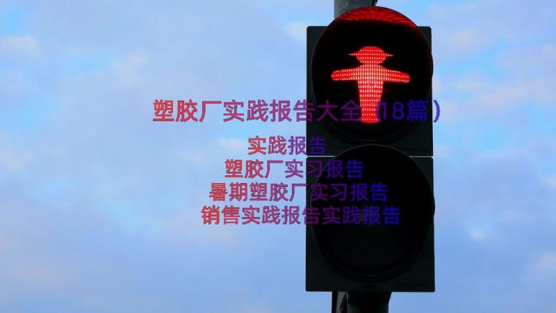 塑胶厂实践报告大全（18篇）