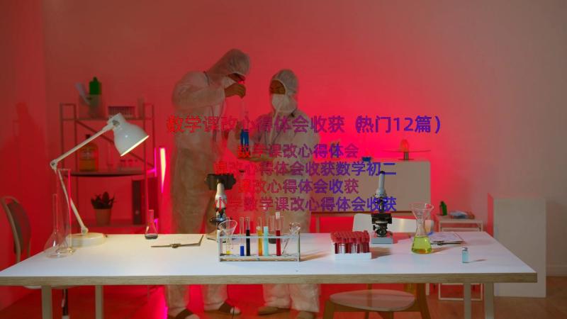 数学课改心得体会收获（热门12篇）