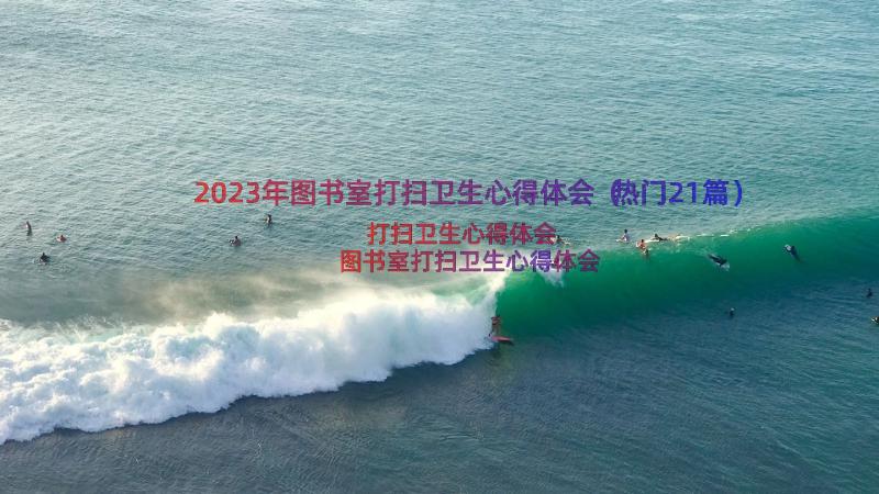 2023年图书室打扫卫生心得体会（热门21篇）