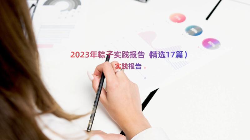 2023年粽子实践报告（精选17篇）