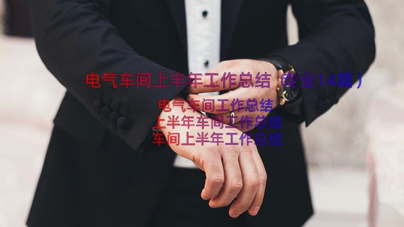 电气车间上半年工作总结（专业14篇）