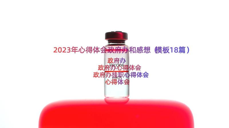 2023年心得体会政府办和感想（模板18篇）