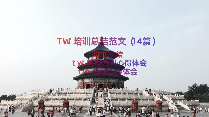 TWI培训总结范文（14篇）