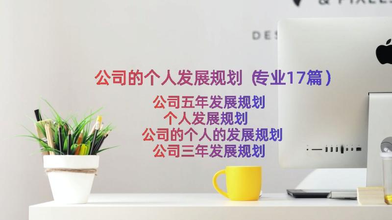 公司的个人发展规划（专业17篇）