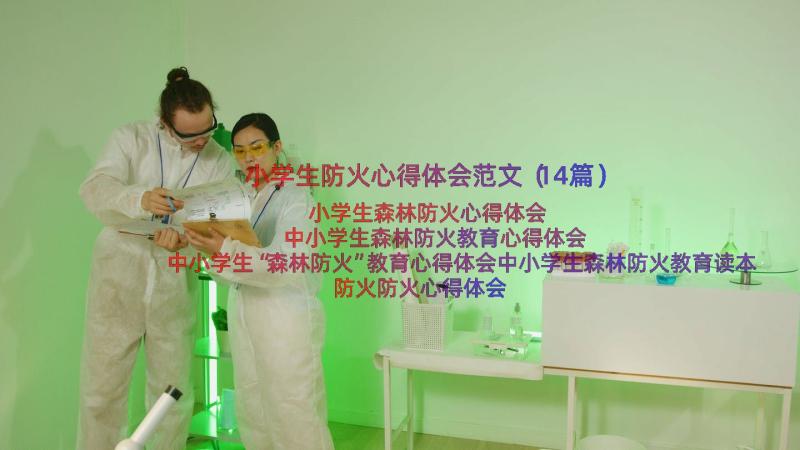 小学生防火心得体会范文（14篇）