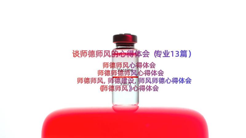 谈师德师风的心得体会（专业13篇）