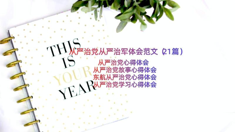 从严治党从严治军体会范文（21篇）