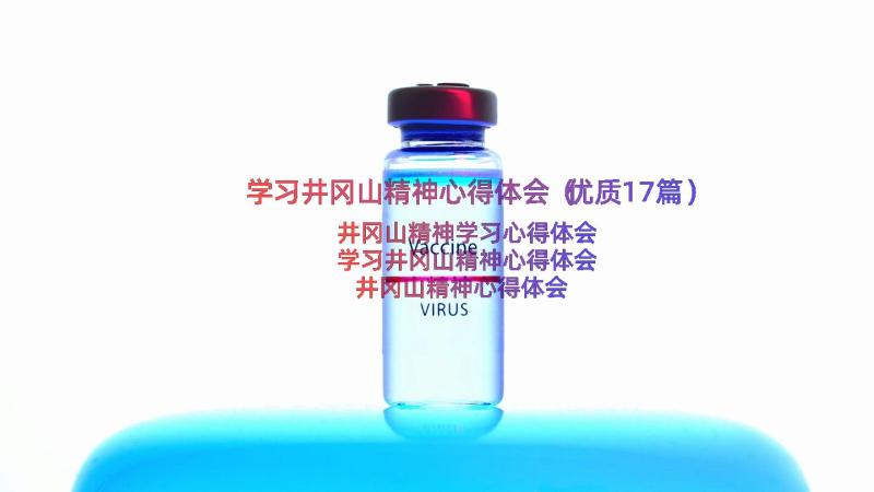 学习井冈山精神心得体会（优质17篇）