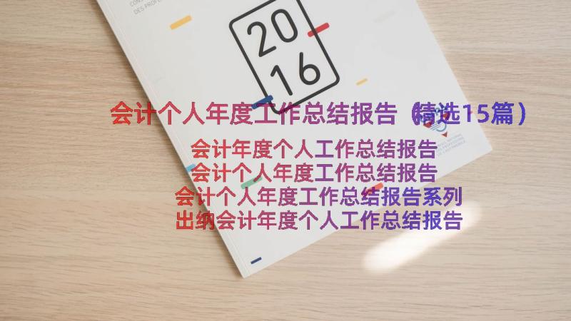 会计个人年度工作总结报告（精选15篇）