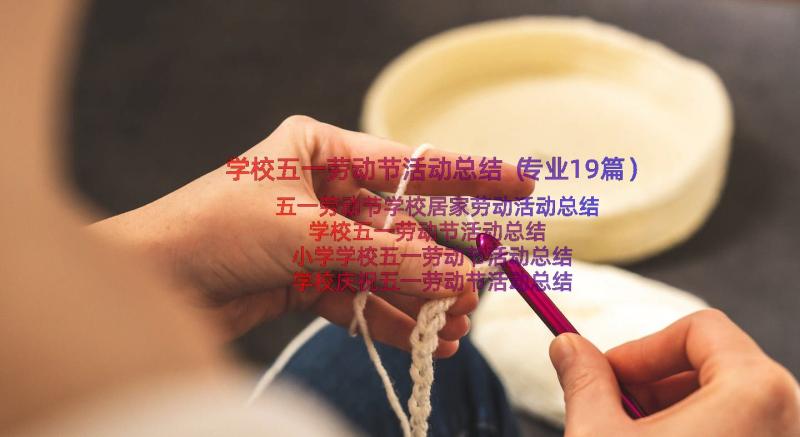 学校五一劳动节活动总结（专业19篇）