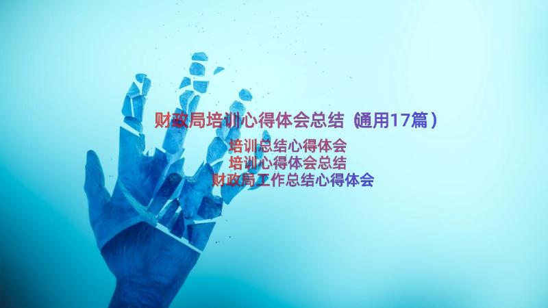 财政局培训心得体会总结（通用17篇）