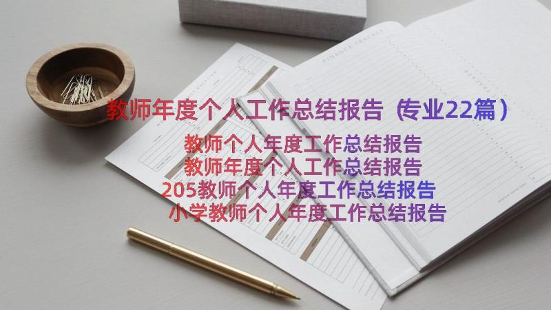 教师年度个人工作总结报告（专业22篇）