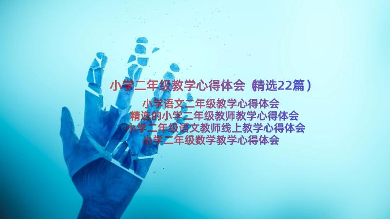 小学二年级教学心得体会（精选22篇）