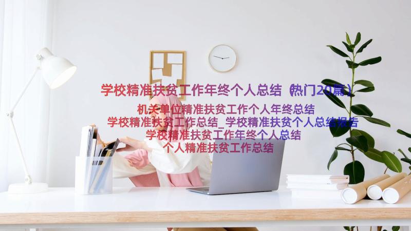 学校精准扶贫工作年终个人总结（热门20篇）