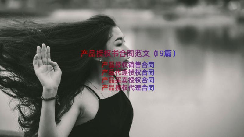 产品授权书合同范文（19篇）