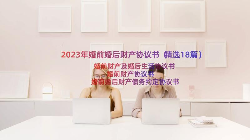 2023年婚前婚后财产协议书（精选18篇）