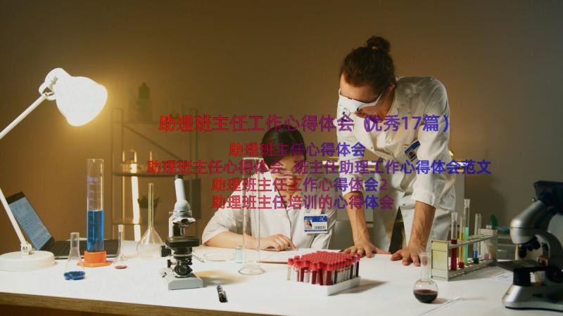 助理班主任工作心得体会（优秀17篇）