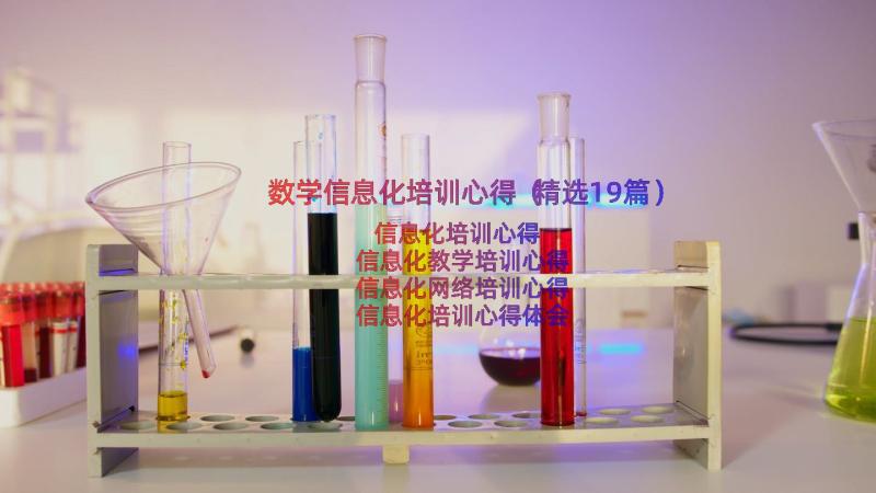 数学信息化培训心得（精选19篇）