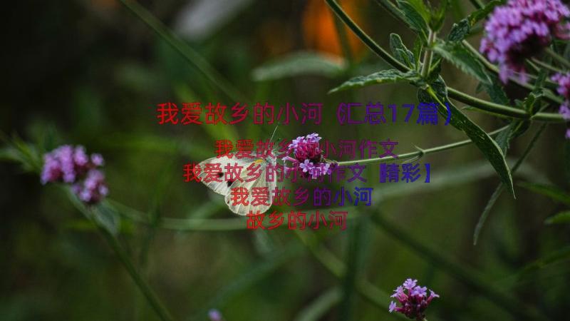 我爱故乡的小河（汇总17篇）