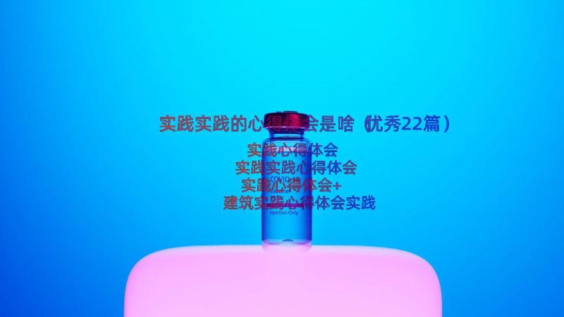 实践实践的心得体会是啥（优秀22篇）