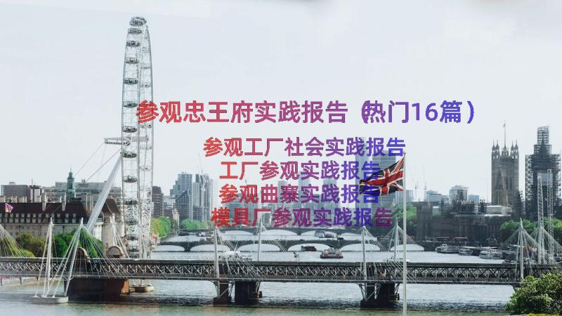 参观忠王府实践报告（热门16篇）