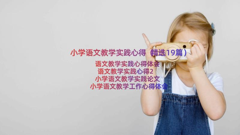 小学语文教学实践心得（精选19篇）