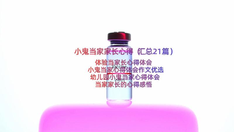 小鬼当家家长心得（汇总21篇）