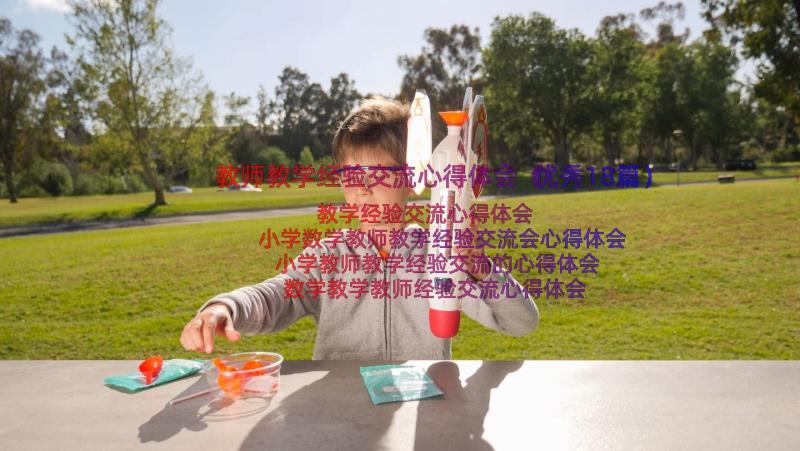 教师教学经验交流心得体会（优秀18篇）