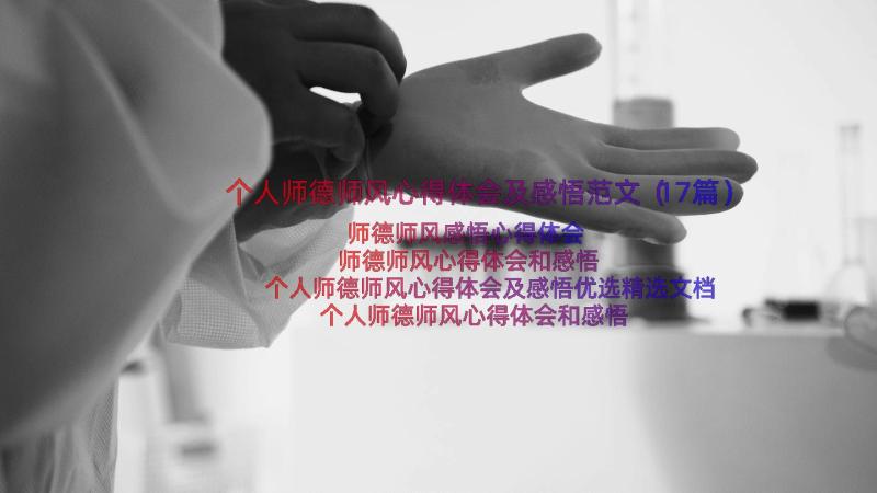 个人师德师风心得体会及感悟范文（17篇）