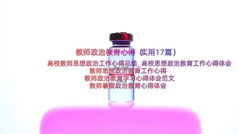 教师政治教育心得（实用17篇）