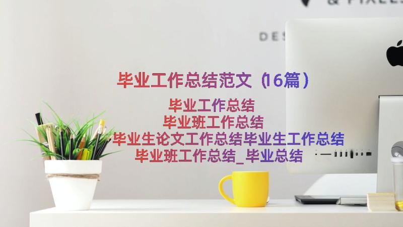 毕业工作总结范文（16篇）