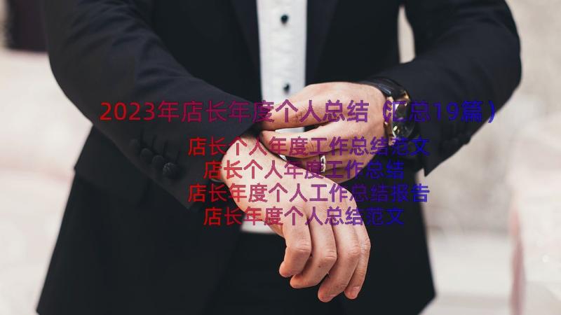 2023年店长年度个人总结（汇总19篇）