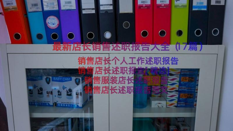 最新店长销售述职报告大全（17篇）