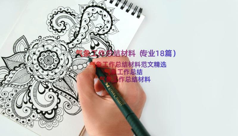 气象工作总结材料（专业18篇）