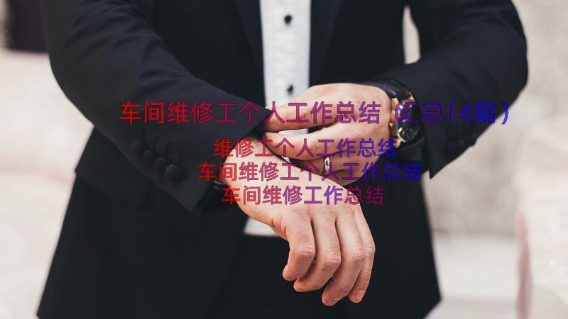 车间维修工个人工作总结（汇总14篇）