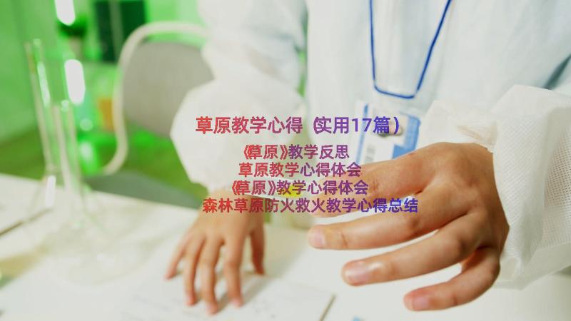 草原教学心得（实用17篇）