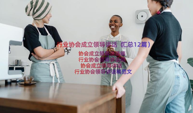 行业协会成立领导讲话（汇总12篇）